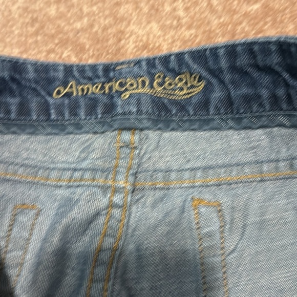 Y2K American eagle low rise flare leg Jean size 4 regular - Picture 5 of 10